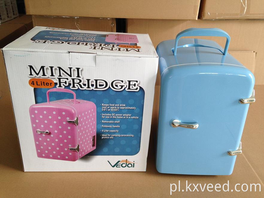 4L Przenośna lodówka lodówka chłodnica